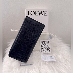 LOEWE Anagram Leather Zippy Long Wallet